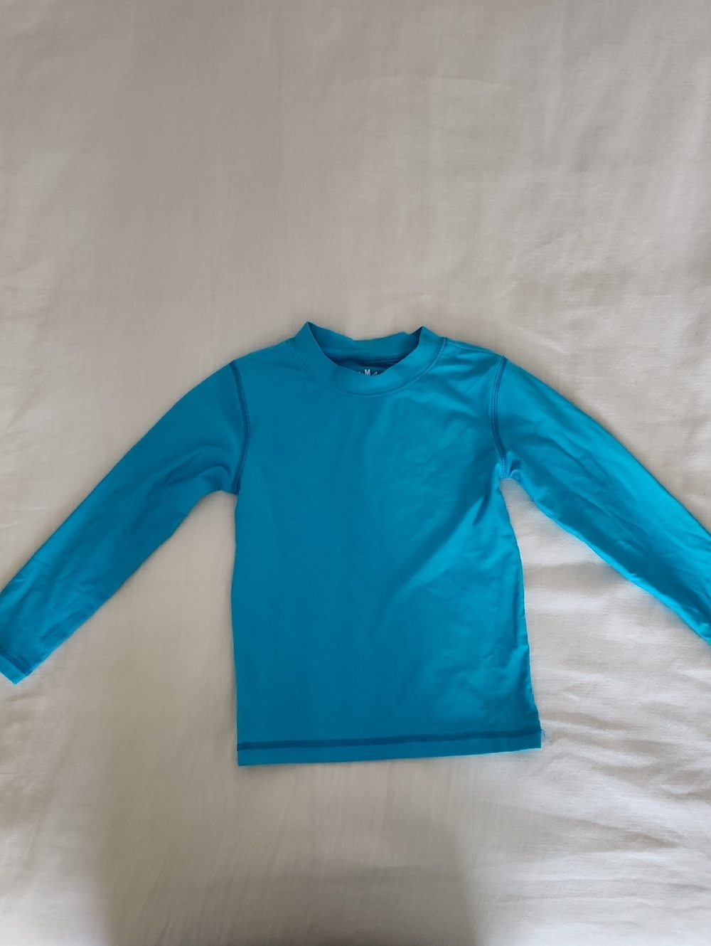 Primary Bright Teal Swim Rash Guard
